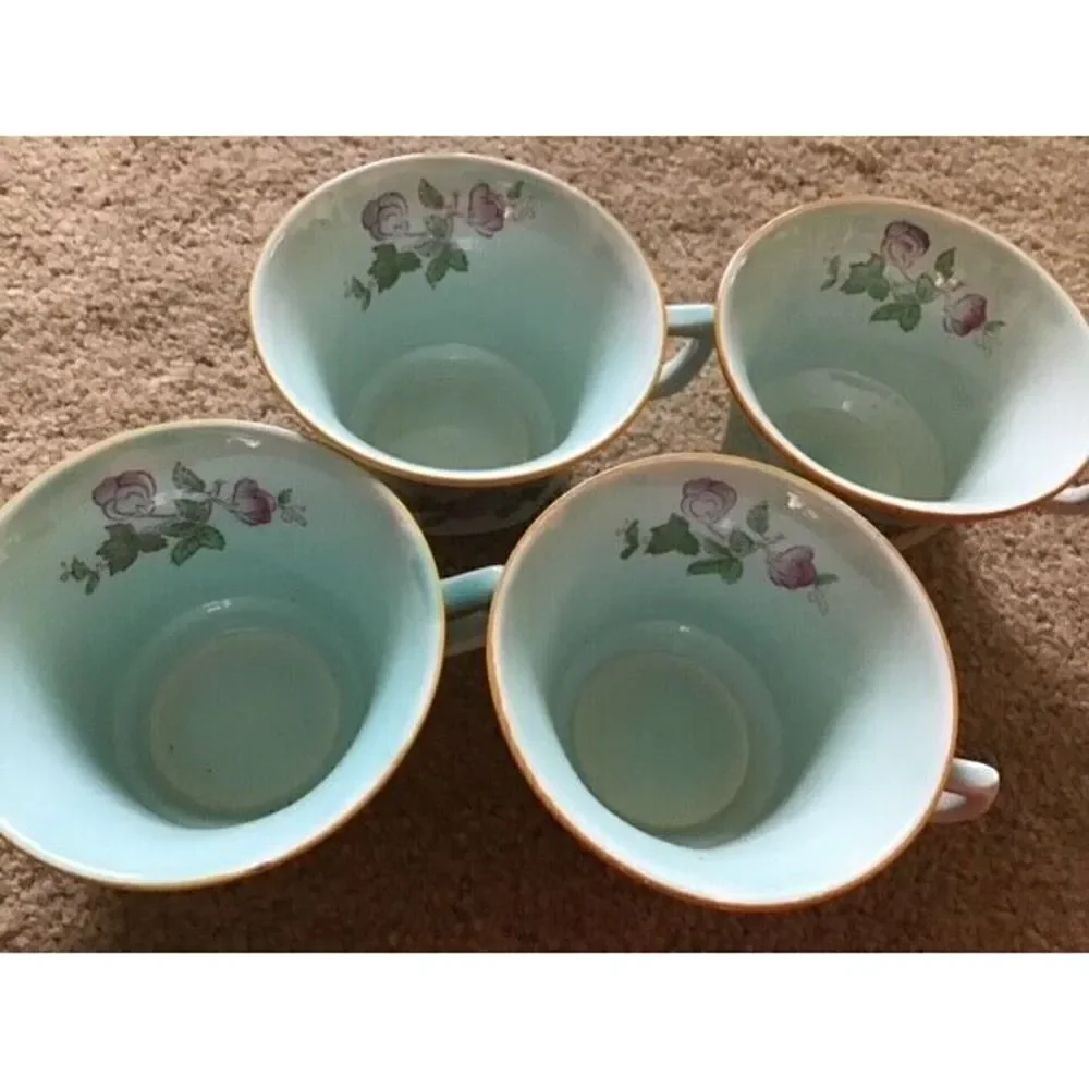 4 ADAMS REAL ENGLISH IRONSTONE CUPS